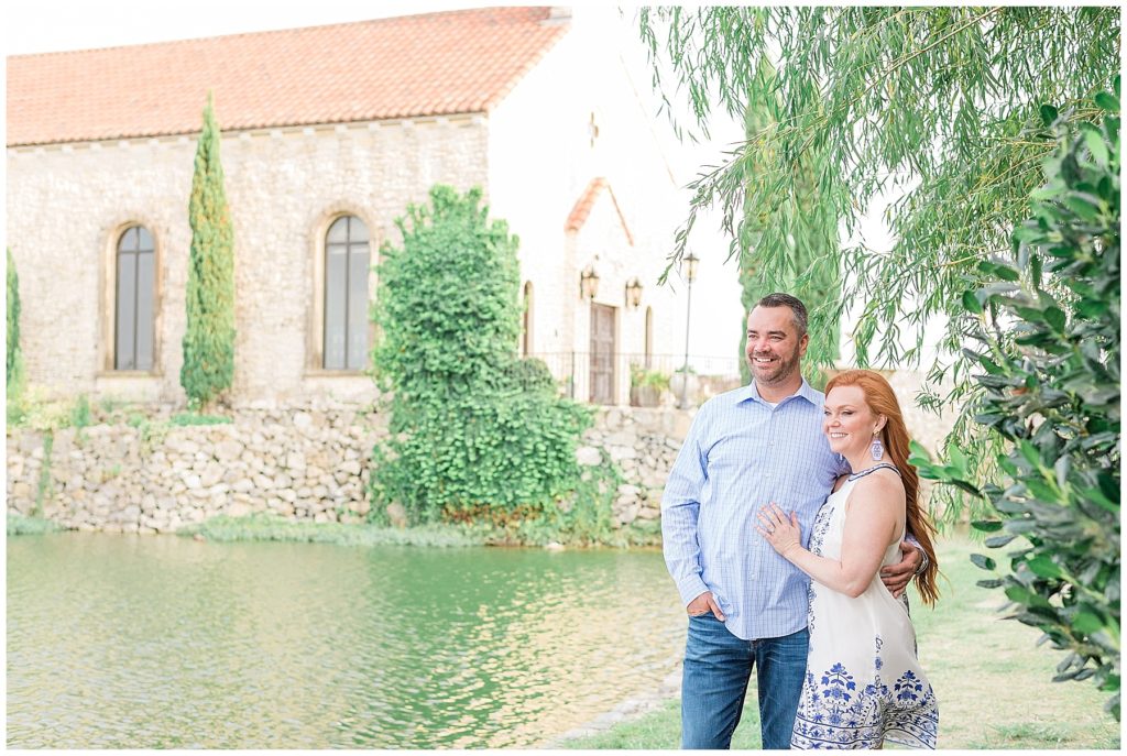 couple at adriatica village mckinney texas bella donna chapel