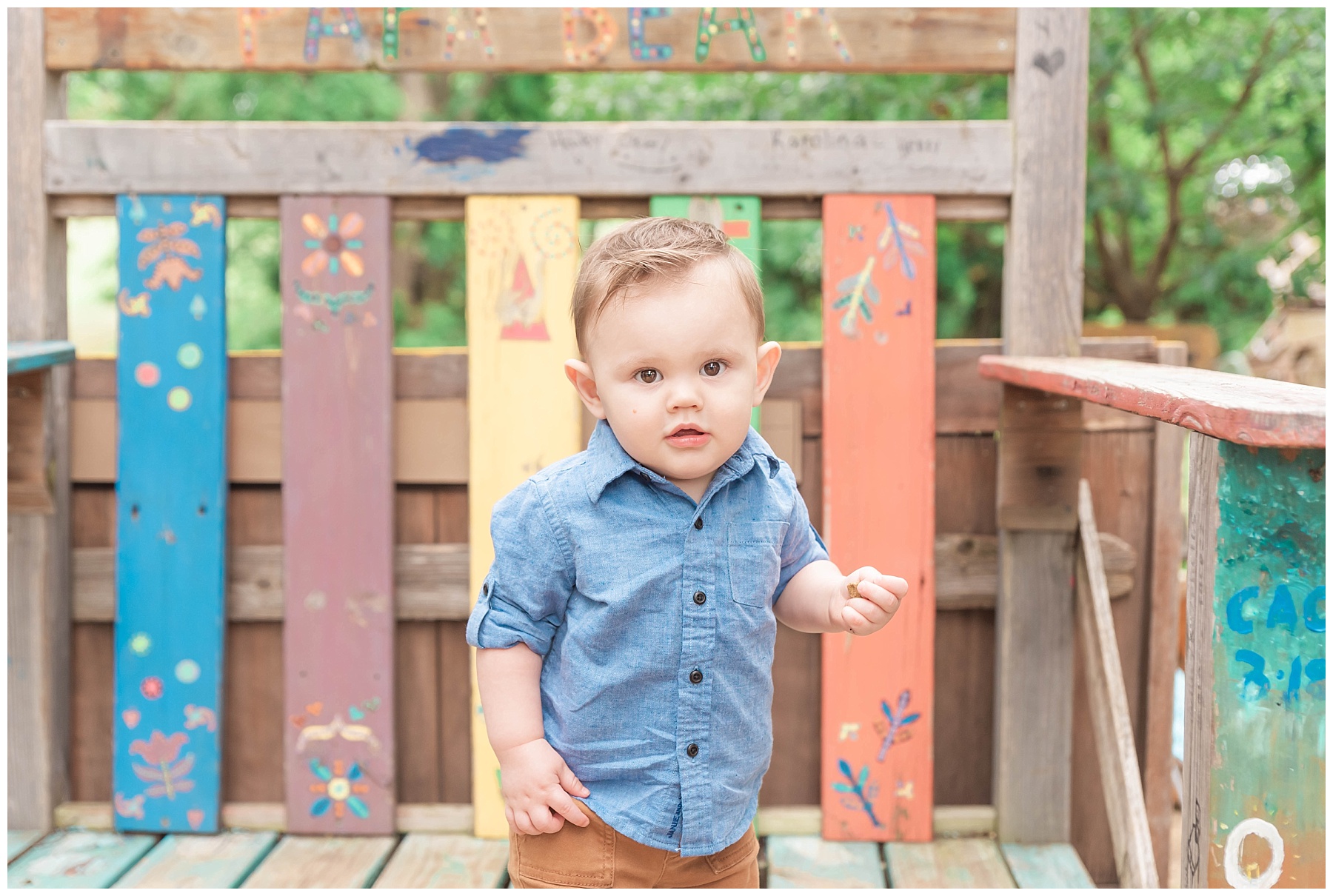chairy orchard 1 year old photo shoot denton texas dfw