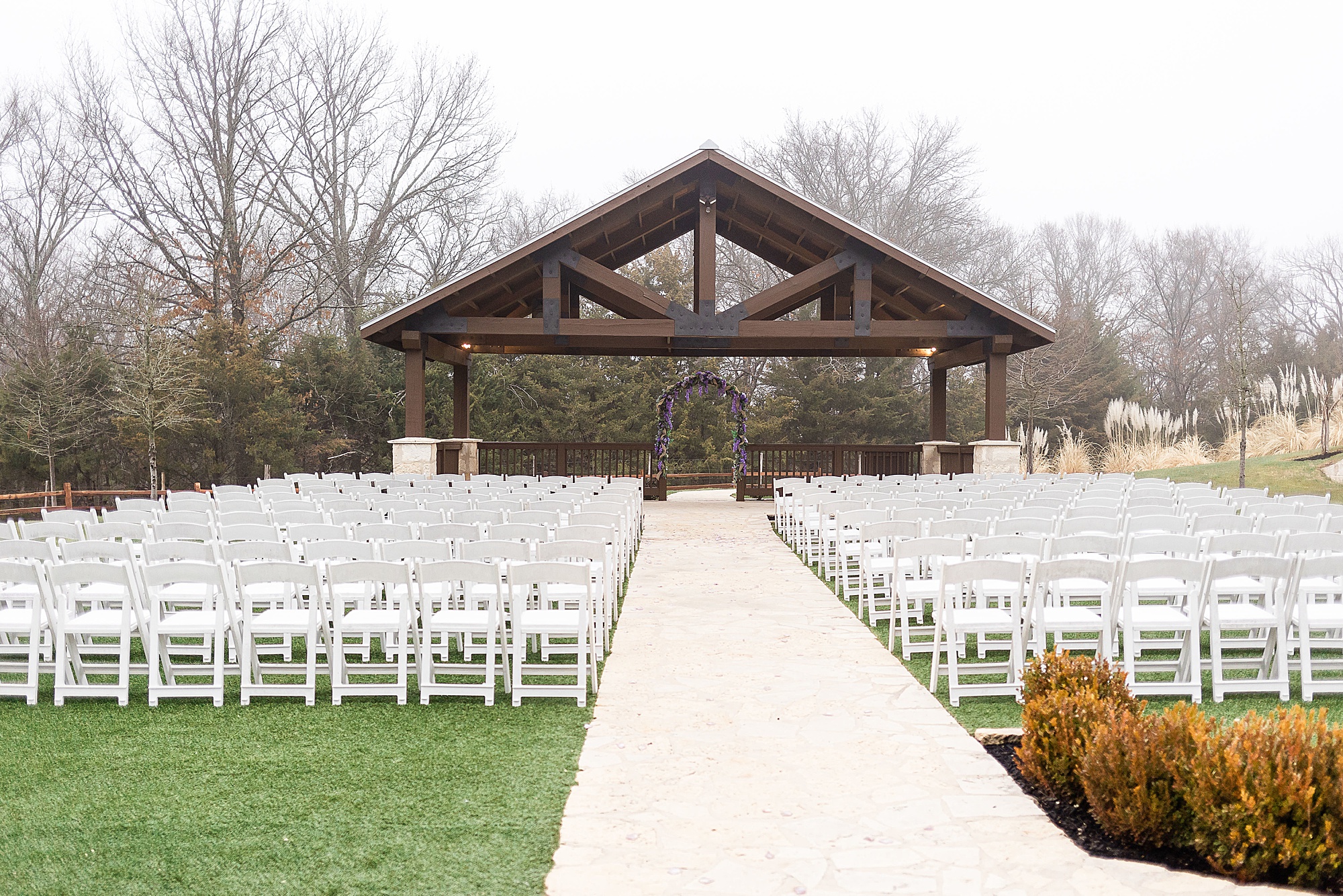 outdoor wedding ceremony in Anna Texas