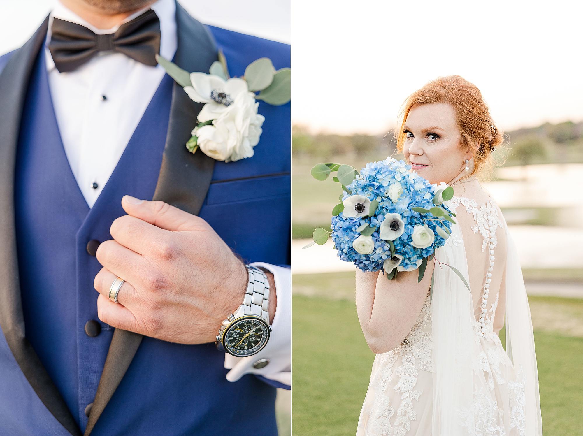 bride and groom's details for Stonebriar Country Club wedding